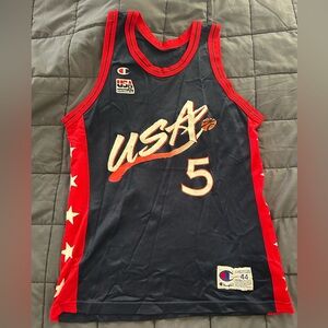 Grant Hill Champion Jersey Olympic Team USA No.5 Size 44